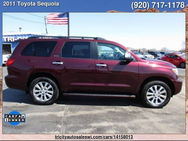 2011 TOYOTA SEQUOIA LIMITED 4X4 4DR SUV (5 7L V8 FFV) Family owned for sale in MENASHA, WI – photo 6