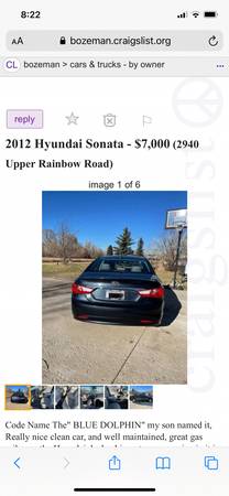2012 Hyundai Sonata - cars & trucks - by owner - vehicle automotive... for sale in Bozeman, MT – photo 4