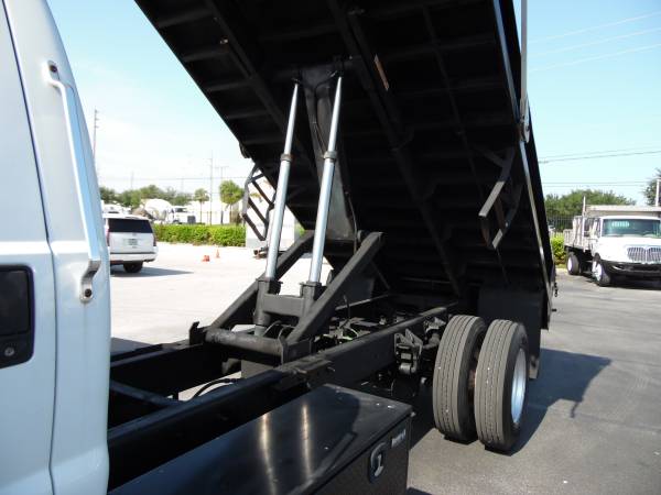 Ford F750 Flatbed 16 DUMP BODY TRUCK Dump Work flat bed DUMP TRUCK for sale in south florida, FL – photo 19