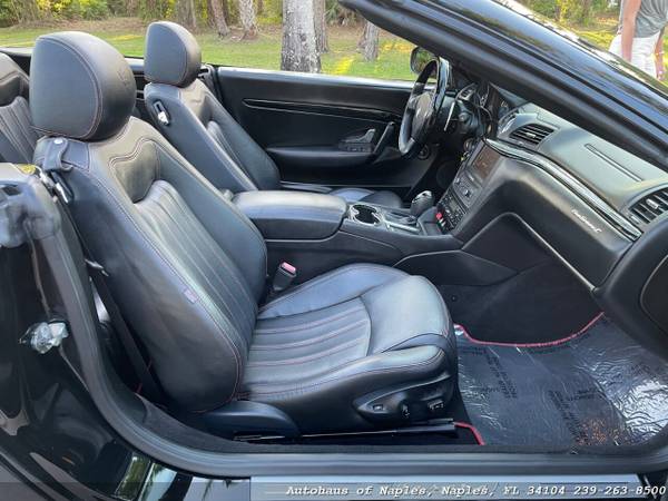 2012 Maserati GranTurismo Convertible - Low miles and well kept car for sale in Naples, FL – photo 16