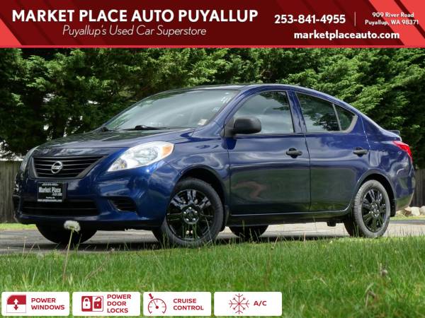 2014 Nissan Versa S Plus Sedan - - by dealer - vehicle for sale in PUYALLUP, WA