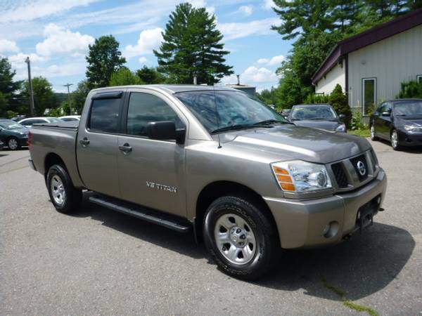 2007 NISSAN TITAN SE SUPER CREW CAB 4X4 AUTOMATIC RUNS AND DRIVES GOOD for sale in Milford, ME