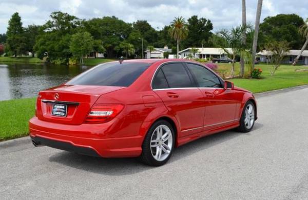 2014 MERCEDES C250 SEDAN RED, EVERYONE APPROVED c300 - cars & trucks... for sale in Fort Lauderdale, FL – photo 3