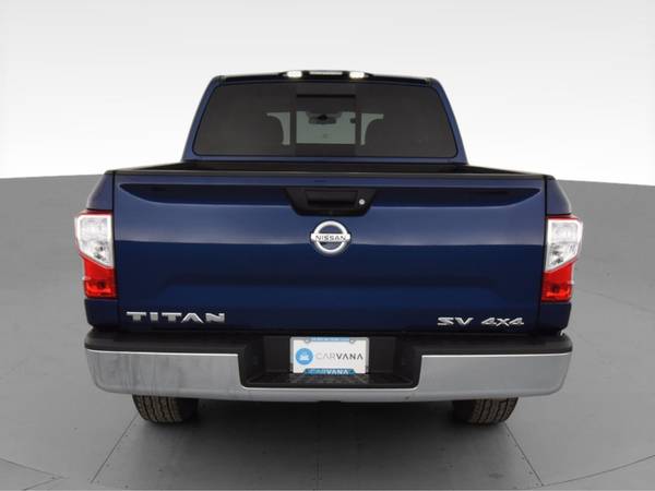 2019 Nissan Titan Crew Cab SV Pickup 4D 5 1/2 ft pickup Blue -... for sale in Arlington, District Of Columbia – photo 9