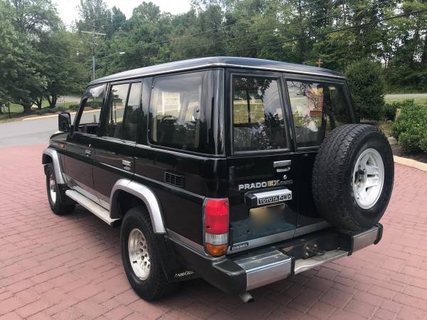 1992 Toyota Landcruiser Prado 2.4L turbo diesel EX WIDE. This car was for sale in Annandale, District Of Columbia – photo 8