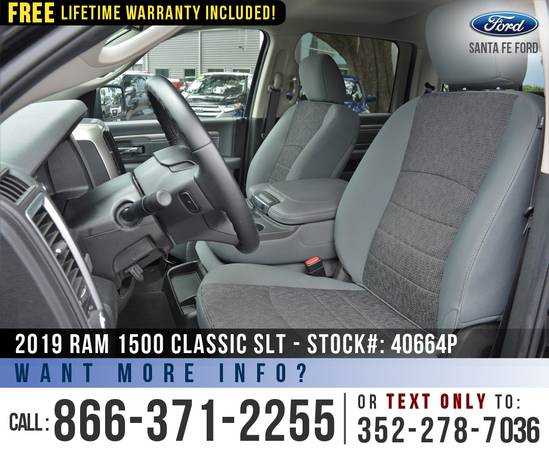 2019 RAM 1500 CLASSIC SLT 4WD *** Bluetooth, Camera, SiriusXM *** -... for sale in Alachua, FL – photo 10