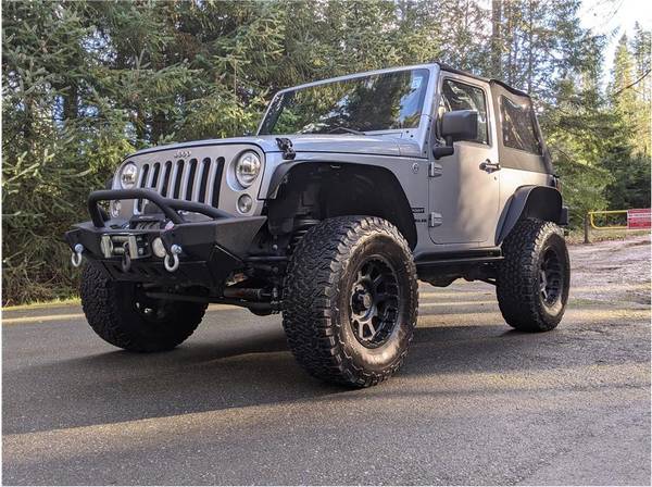 2014 Jeep Wrangler 6 Speed Manaul, 4x4, Lifted, Armor - cars & for sale in Bremerton, WA – photo 2
