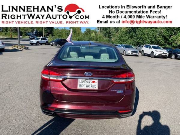 2017 Ford Fusion Platinum - - by dealer for sale in Bangor, ME – photo 9