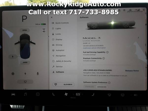 2018 TESLA MODEL 3 Long Range Full Self Driving Panoramic Sunroof -... for sale in Ephrata, PA – photo 16