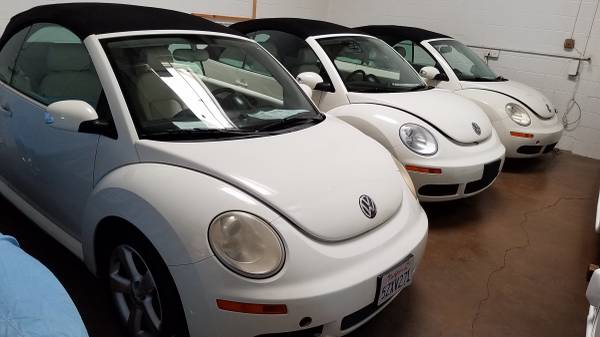 2007 TRIPLE WHITE VW BEETLE CONVERTIBLE. ONLY 3000 OF THESE MADE 72k for sale in Costa Mesa, CA – photo 18