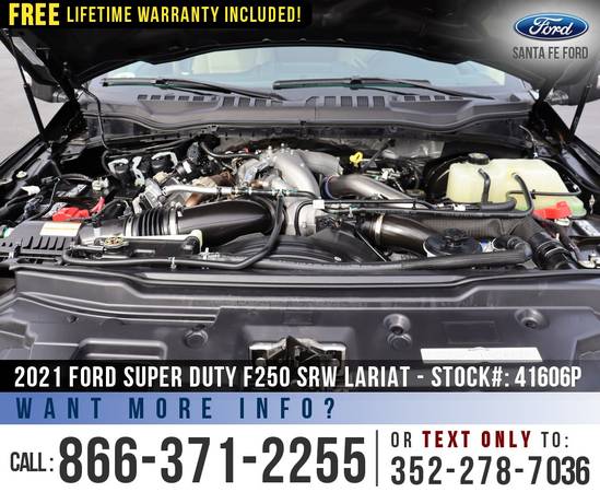 2021 Ford Super Duty F250 SRW Lariat Leather Seats, SYNC 3, BLIS for sale in Alachua, AL – photo 11