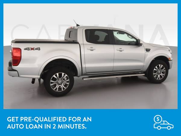 2019 Ford Ranger SuperCrew Lariat Pickup 4D 5 ft pickup Silver for sale in Manhattan Beach, CA – photo 9