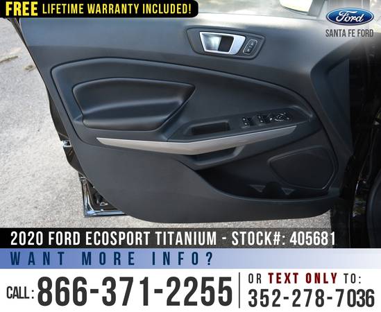 2020 FORD ECOSPORT TITANIUM SAVE Over 8, 000 off MSRP! for sale in Alachua, FL – photo 8