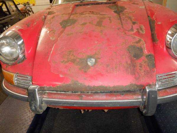 1972 Porsche 911T coupe project car: matching numbers, complete for sale in Charlotte, NC – photo 4