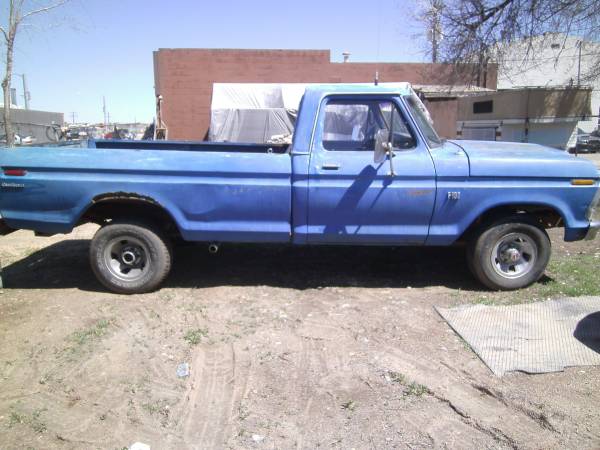 1973 F 100 ford STYLESIDE 4X4 MANUEL 360 V8 - - by for sale in Longmont, CO – photo 4
