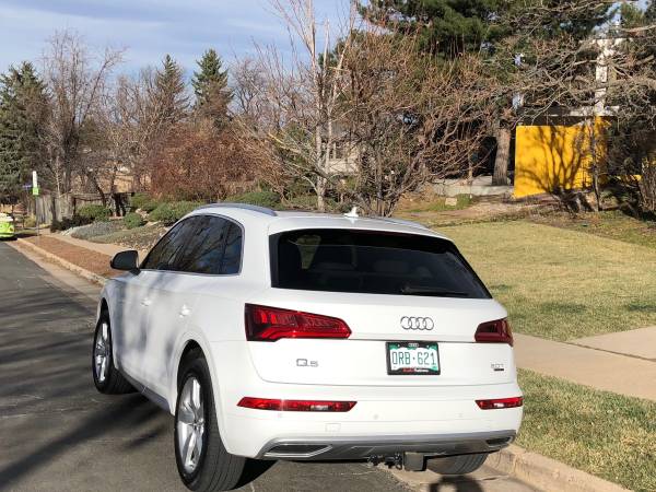 2018 Audi Q5 2.0T Prem Plus Pkg WHITE 9k miles - cars & trucks - by... for sale in Boulder, CO – photo 3