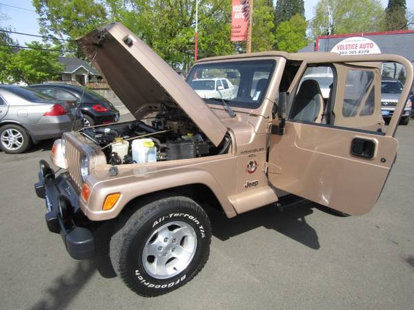 2000 Jeep Wrangler 2dr Sahara GOLD 99K AUTO SO NICE ! - cars & for sale in Milwaukie, OR – photo 20