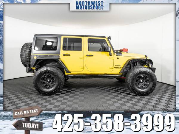 Lifted 2015 *Jeep Wrangler* Unlimited Sport 4x4 - cars & trucks - by... for sale in Lynnwood, WA – photo 4