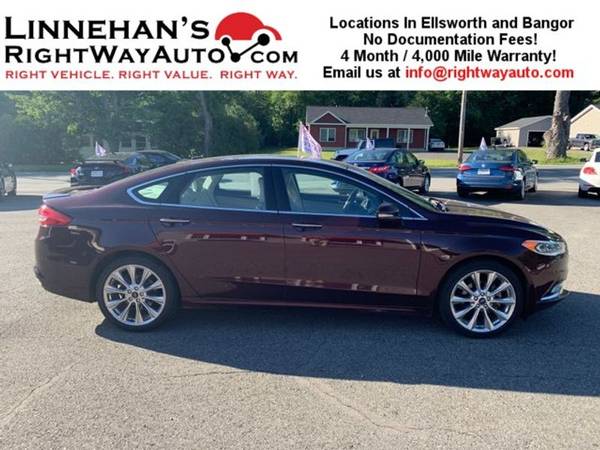 2017 Ford Fusion Platinum - - by dealer for sale in Bangor, ME – photo 5