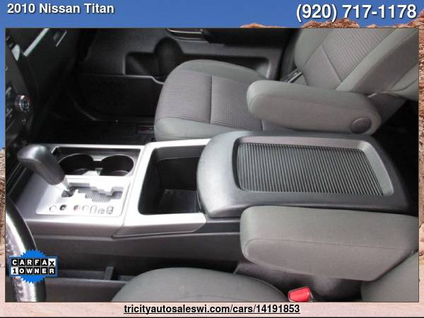 2010 NISSAN TITAN SE 4X4 4DR CREW CAB SWB PICKUP Family owned since for sale in MENASHA, WI – photo 15