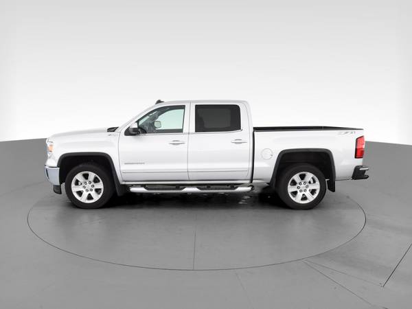 2015 GMC Sierra 1500 Crew Cab SLT Pickup 4D 5 3/4 ft pickup Silver -... for sale in Indianapolis, IN – photo 5