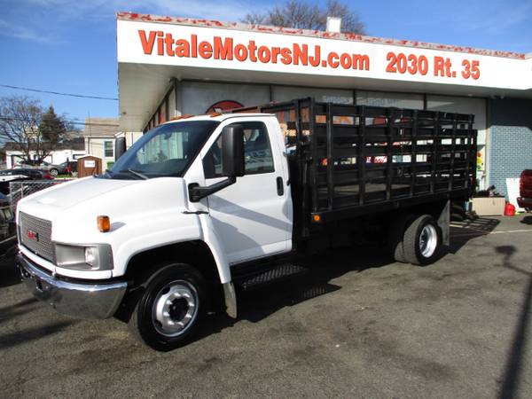2004 GMC TC5500 C5500, 14 FOOT RACK BODY, SIDE LLIFT GATE - cars & for sale in south amboy, IN – photo 3