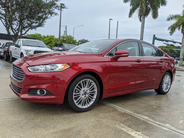 2016 Ford Fusion Ruby Red Metallic Tinted Clearcoat - cars & trucks... for sale in Naples, FL – photo 11