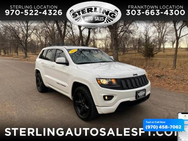2015 Jeep Grand Cherokee 4WD 4dr Altitude - CALL/TEXT TODAY! - cars... for sale in Sterling, CO