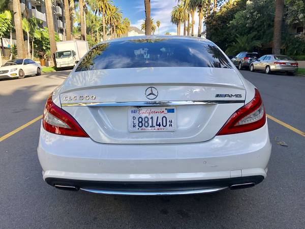 White 2012 Mercedes CLS550 AMG for sale in Van Nuys, CA – photo 4