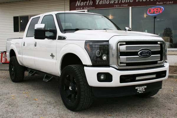 2014 Ford F-250 Platinum Power Stroke Crew Cab 4x4 - cars & trucks -... for sale in Rigby, ID – photo 2