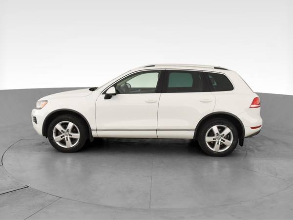 2013 VW Volkswagen Touareg TDI Lux Sport Utility 4D suv White - -... for sale in Atlanta, NV – photo 5
