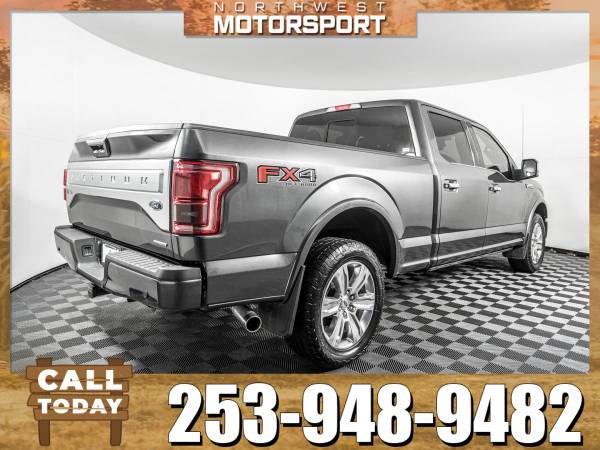 *750+ PICKUP TRUCKS* 2015 *Ford F-150* Platinum 4x4 for sale in PUYALLUP, WA – photo 5
