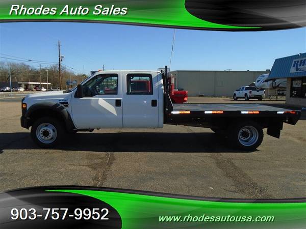 2008 FORD F550 DIESEL 4X4 FLATBED - - by dealer for sale in Longview, TX – photo 2