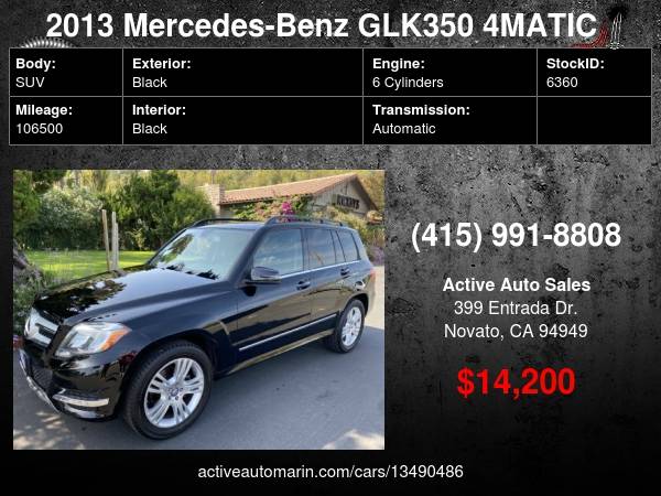 2013 Mercedes GLK 350, Excellent Condition! - cars & trucks - by... for sale in Novato, CA – photo 21