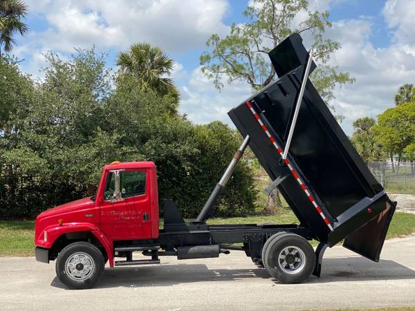 1997 Freightliner FL-80 Dump Truck 5 9 Cummins Red - cars & for sale in West Palm Beach, FL – photo 7