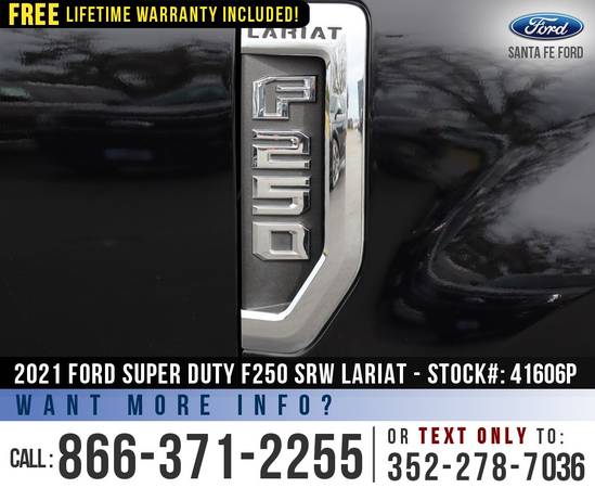 2021 Ford Super Duty F250 SRW Lariat Leather Seats, SYNC 3, BLIS for sale in Alachua, AL – photo 9