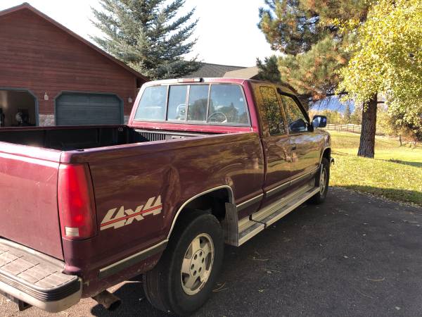 1994 Chevy Silverado 4x4 extended cab for sale in Stevensville, MT – photo 8