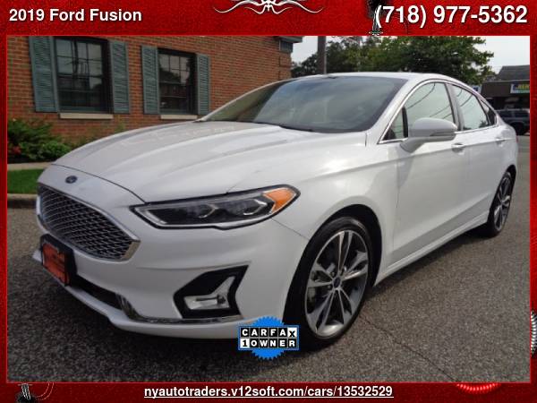 2019 Ford Fusion Titanium FWD - cars & trucks - by dealer - vehicle... for sale in Valley Stream, NY – photo 2