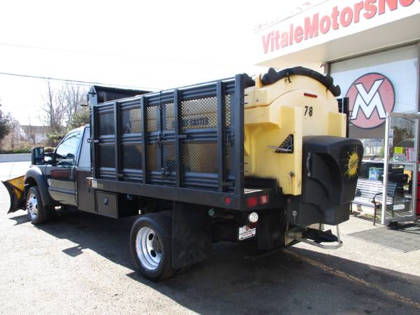 2011 Ford Super Duty F-550 DRW 9 LANDSCAPE DUMP TRUCK, PLOW SALTER for sale in south amboy, NC – photo 5