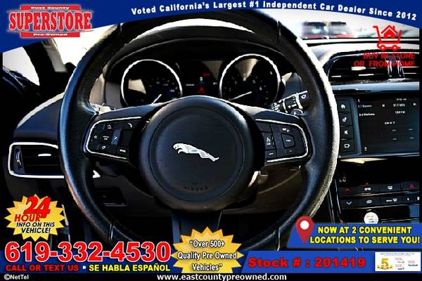 2017 JAGUAR XE 25T PREMIUM SEDAN-EZ FINANCING-LOW DOWN! - cars &... for sale in El Cajon, CA – photo 16