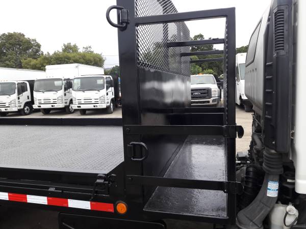 2014 ISUZU NPR 14 FEET FLATBED LOW MILES 66460 - - by for sale in San Jose, OR – photo 9