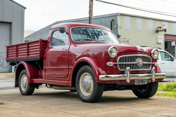 1956 Fiat 1100 Camioncino Industriale Dropside Pickup Truck - cars for sale in San Francisco, CA