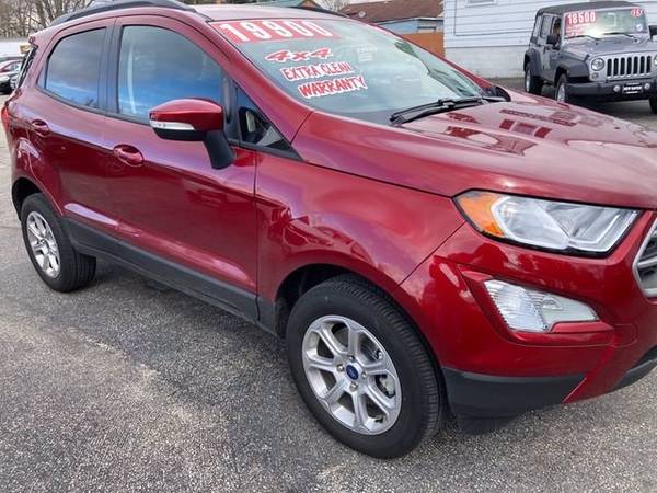 2019 Ford EcoSport SE suv Red - - by dealer - vehicle for sale in Mansfield, OH – photo 4