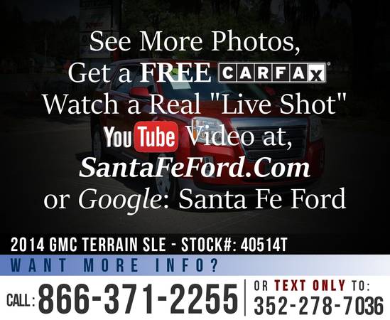‘14 GMC Terrain SLE *** Onstar, Touch Screen, Bluetooth *** - cars &... for sale in Alachua, FL – photo 7