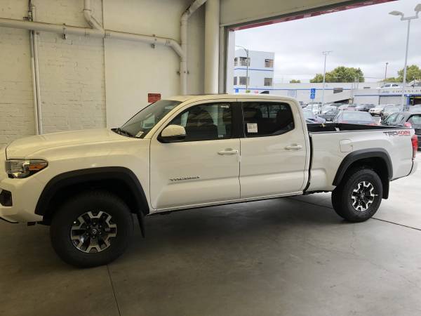 NEW 2019 TOYOTA TACOMA TRD OFF-ROAD LONGBED (PREMIUM PKG) 4X4 WHITE for sale in Burlingame, CA – photo 2
