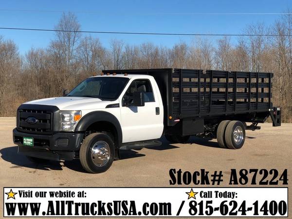 FLATBED & STAKE SIDE TRUCKS CAB AND CHASSIS DUMP TRUCK 4X4 Gas for sale in quad cities, IA – photo 6