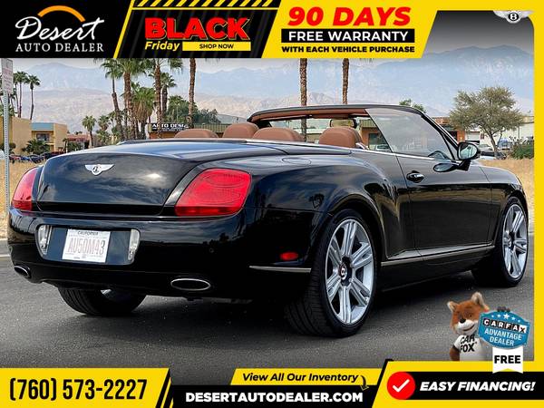 2007 Bentley Continental GTC LOW MILES Convertible is surprisingly A... for sale in Palm Desert , CA – photo 3