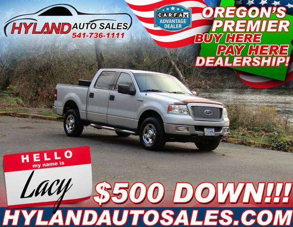 2004 FORD F-150 SUPER CREW CAB 4X4 @ HYLAND AUTO SALES👍 - cars &... for sale in Springfield, OR