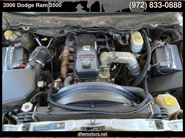 2006 Dodge Ram 3500 4WD Laramie 5.9 Diesel - cars & trucks - by... for sale in Lewisville, TX – photo 10