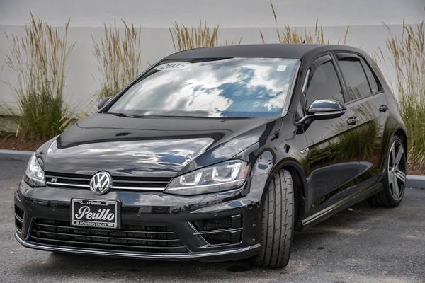 2015 VW Volkswagen Golf R hatchback Deep Black Pearl for sale in Downers Grove, IL – photo 5